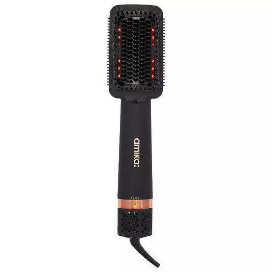 Amika Double Agent 2-in-1 Straightening Blow Dryer Brush