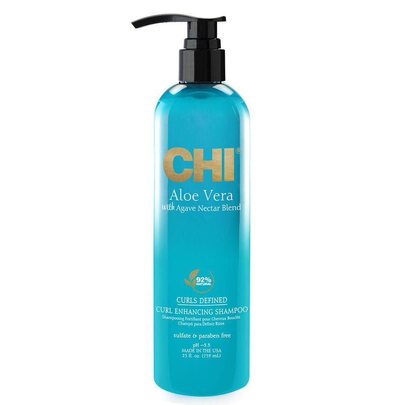 Aloe Vera Curl Enhancing Shampoo by CHI for Unisex - 11.5 oz Shampoo